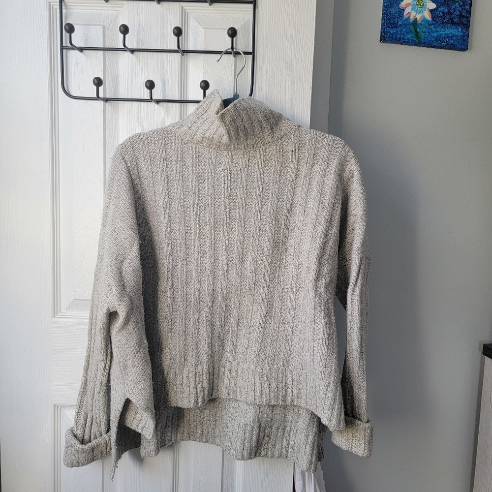 Derek Lam Light Gray Turtleneck Sweater